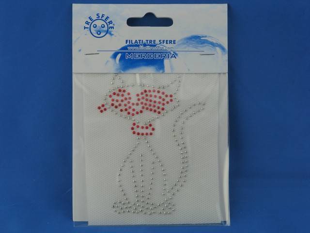 Vendita on line applicazioni swarovski cm 10 x 7 - mercerie e accessori cucito