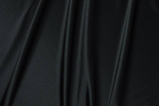 Vendita on line tessuto doppio raso viscosa nero - tessuti abbigliamento taffetas / rasi / shantung raso