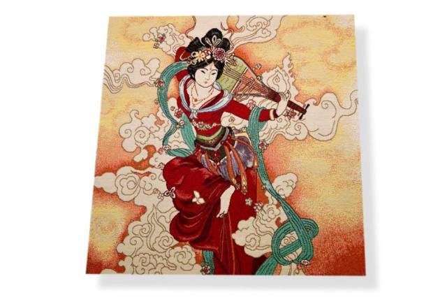 Vendita on line gobelin fantasia geisha 12912 misura cm 47x47 - tessuti arredo casa gobelin cuscini 47x47 fantasie varie