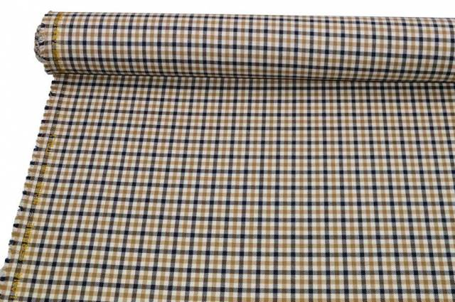 Vendita on line tessuto tartan pura lana scacco beige - prodotti