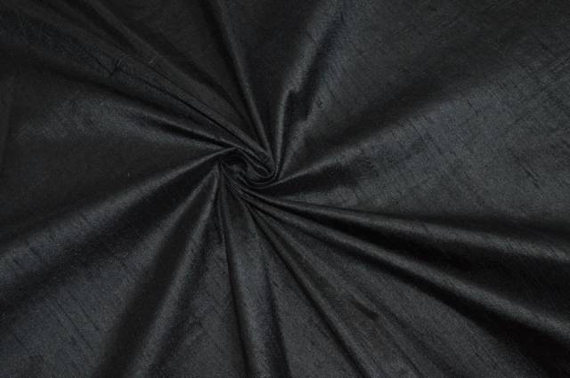 Vendita on line tessuto shantung pura seta nero - prodotti