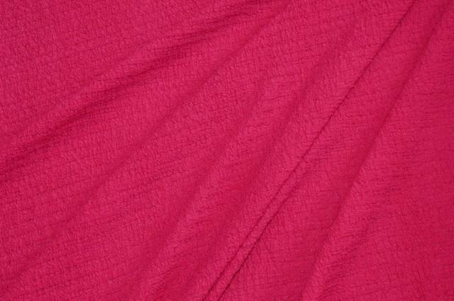 Vendita on line tessuto goffrato cotone streatch fucsia - occasioni e scampoli