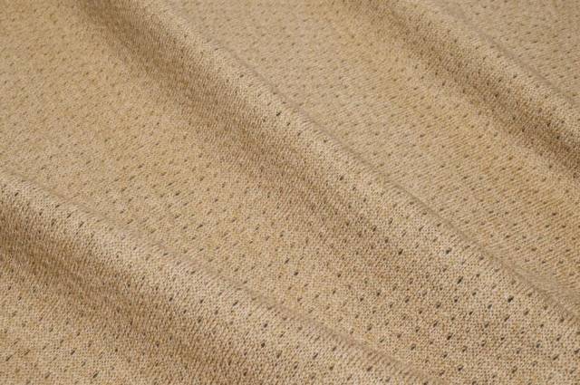 Vendita on line tessuto jersey trama effetto maglia beige - occasioni e scampoli magline di