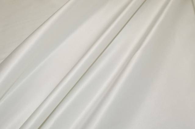 Vendita on line tessuto rasone streatch bianco naturale - tessuti abbigliamento taffetas / rasi / shantung raso