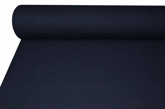 Vendita on line tessuto jersey effetto lana cotta blu - occasioni e scampoli magline di