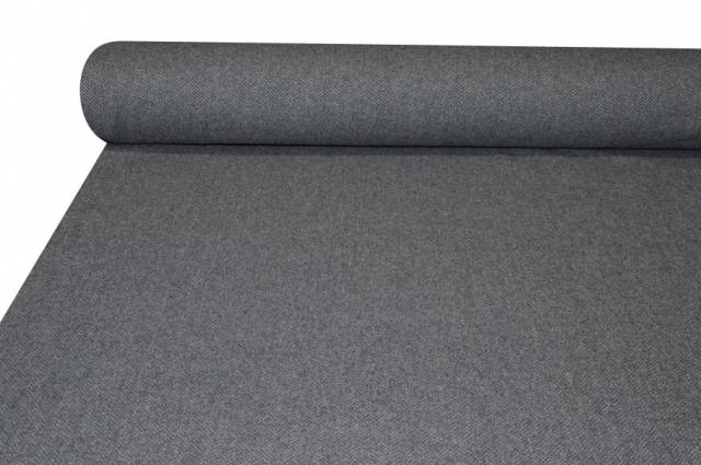 Vendita on line tessuto pura lana spinato grigio - tessuti abbigliamento lana spinati e