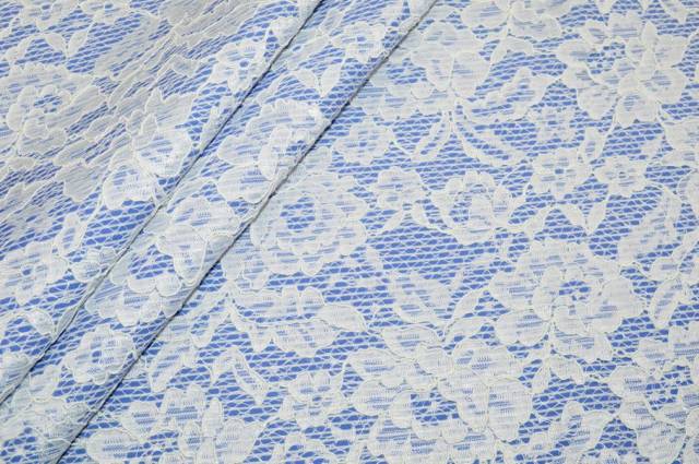 Vendita on line tessuto popelin cotone con applicazione pizzo - tessuti abbigliamento camiceria