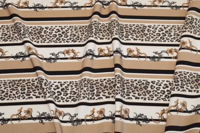 Vendita on line scampolo jesrsey bi-stretch fantasia rigata animalier - occasioni e scampoli tessuti