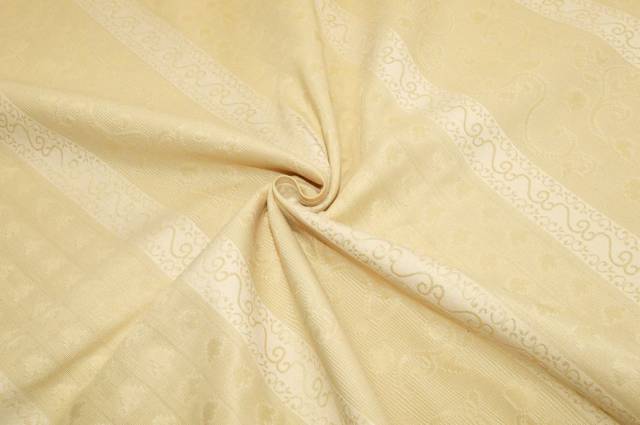 Vendita on line scampolo broccato color crema - occasioni e scampoli tessuti arredo casa