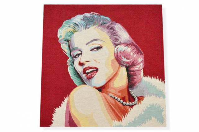 Vendita on line gobelin fantasia marilyn monroe 13471 misura cm 47x47 - tessuti arredo casa