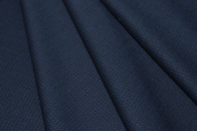 Vendita on line tessuto operato misto lana blu - tessuti abbigliamento lana