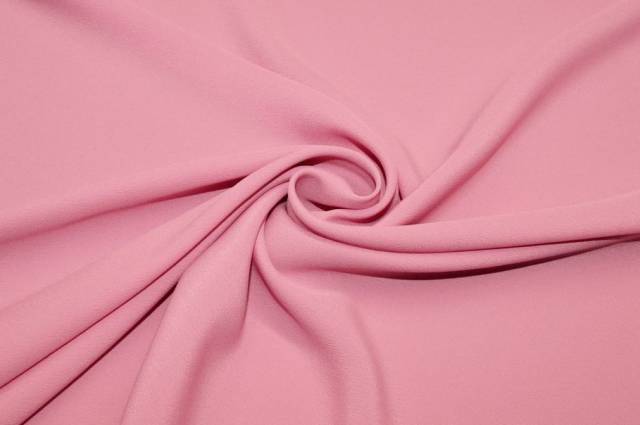 Vendita on line tessuto crepe de chine misto seta rosa acceso - tessuti abbigliamento georgette / chiffon / dèvorè
