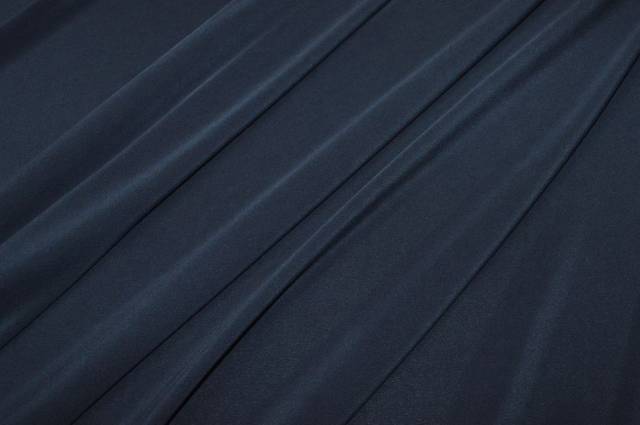 Vendita on line tessuto crepe de chine pura seta blu - prodotti