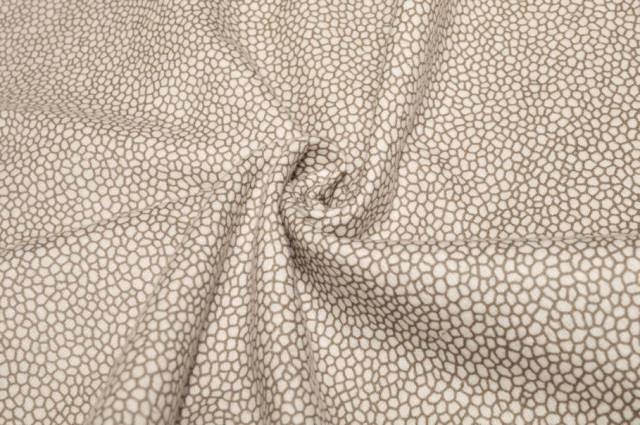 Vendita on line tessuto flanella lenzuola microfantasia beige - cotoni flanella