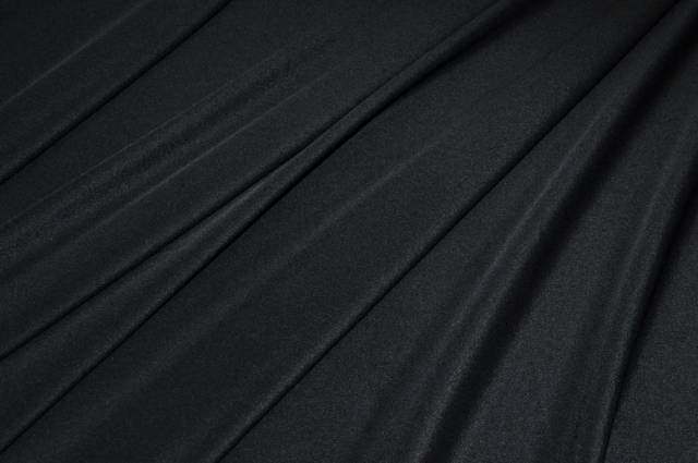 Vendita on line tessuto crepe de chine pura seta nero - tessuti abbigliamento georgette / chiffon / dèvorè