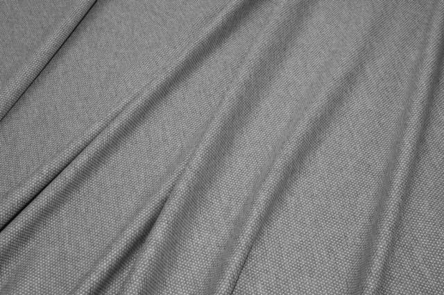 Vendita on line tessuto jersey misto cotone micro fantasia grigia - cotoni