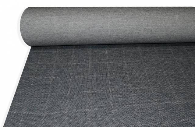 Vendita on line tessuto jersey pura lana finestrato grigio - occasioni e scampoli