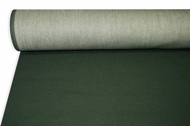 Vendita on line tessuto cappotto velour misto cashmere verde inglese - tessuti abbigliamento lana cashmere
