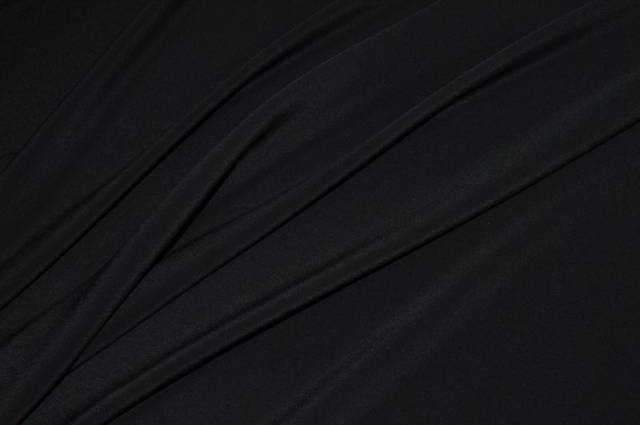 Vendita on line tessuto crepe de chine misto seta nero - tessuti abbigliamento sete