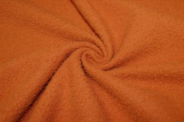 Vendita on line tessuto cappotto casentino pura lana color zucca - tessuti abbigliamento lana cappotti/panno/lana
