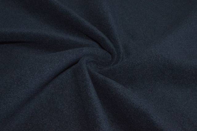 Vendita on line scampolo cappotto velour misto cashmere blu - tessuti abbigliamento lana cashmere