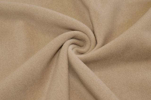 Vendita on line scampolo cappotto velour misto cashmere beige - tessuti abbigliamento lana cashmere