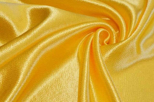 Vendita on line tessuto rasone martellato giallo - tessuti abbigliamento taffetas / rasi / shantung raso