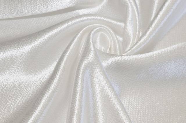 Vendita on line tessuto rasone martellato bianco - tessuti abbigliamento taffetas / rasi / shantung