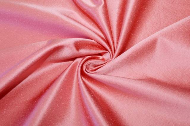 Vendita on line tessuto rasone in viscosa rosa corallo - tessuti abbigliamento taffetas / rasi / shantung raso