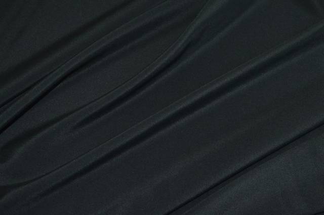 Vendita on line tessuto crepe de chine misto seta stretch nero - tessuti abbigliamento georgette / chiffon / dèvorè georgette/chiffon