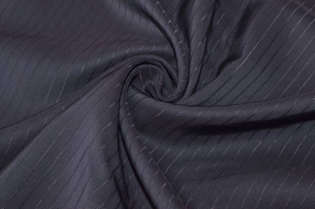 Vendita on line tessuto misto lana gessato color melanzana - tessuti abbigliamento