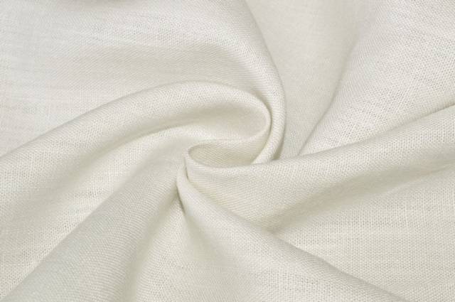 Vendita on line tessuto puro lino tramone pesante bianco - tessuti abbigliamento lino