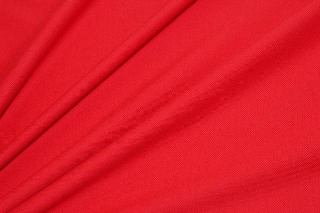 Vendita on line tessuto maglina cotone nido d'ape per polo rosso - tessuti abbigliamento magline / jersey/tessuto in