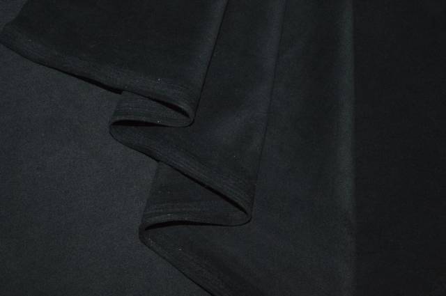 Vendita on line tessuto scamosciato stretch nero - ispirazioni carnevale