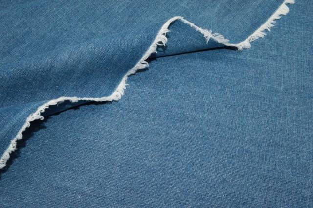 Vendita on line tessuto denim trattato azzurro 063 - cotoni jeans