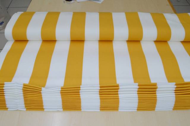 Vendita on line tenda sole rigone giallo cm 140 - tessuti per per da esterno