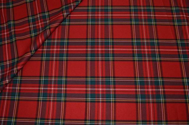 Vendita on line tessuto tartan classico scozzese rosso 800 - tessuti abbigliamento scacchi e scozzesi