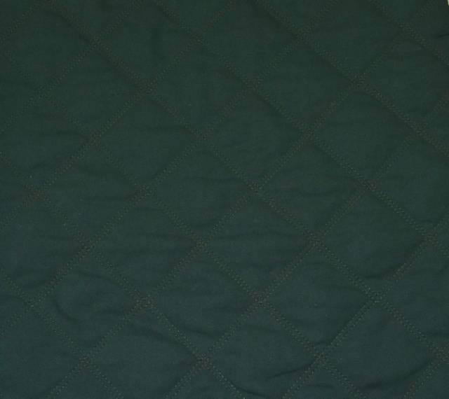 Vendita on line tessuto trapuntato verde - tessuti abbigliamento