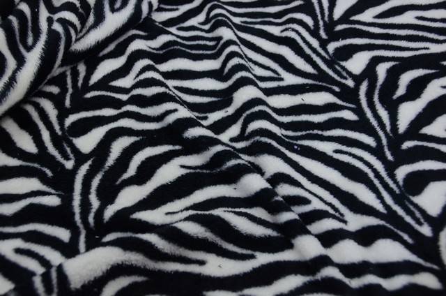 Vendita on line pile cinigliato zebrato - tessuti abbigliamento