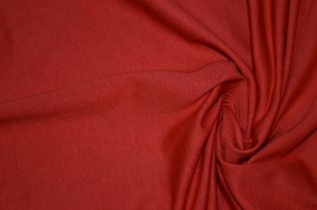Vendita on line tessuto maglina cotone rosso - cotoni maglieria