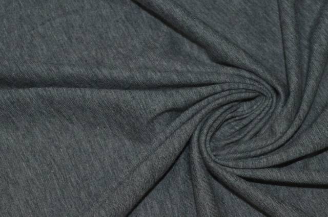 Vendita on line tessuto maglina viscosa grigio medio melange - tessuti abbigliamento viscosa