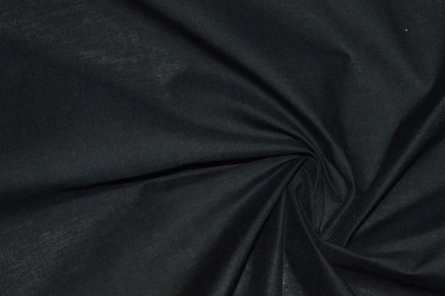 Vendita on line tela misto cotone leggera nera - tessuti abbigliamento fodere / adesivi