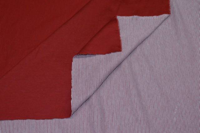 Vendita on line tessuto jersey cotone double-face rosso - cotoni maglieria