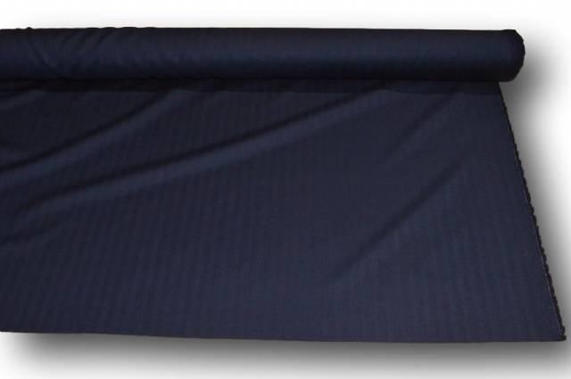 Vendita on line tessuto tasmania spinata blu - occasioni e scampoli lane e cashmere