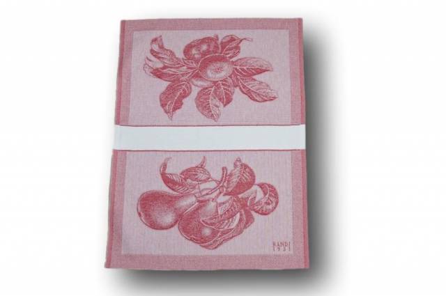 Strofinacci in lino e cotone 10 pz colore: bianco 30 x 25 x 5 cm Oramics