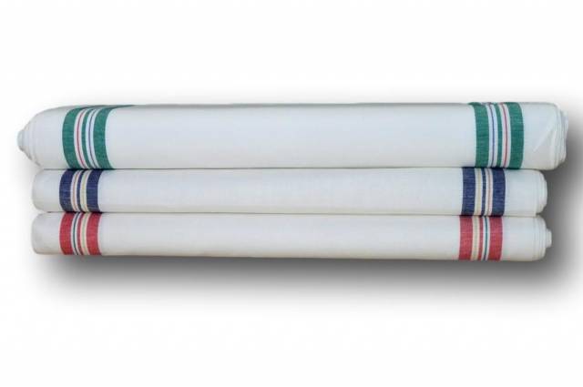 Vendita on line tessuto strofinacci misto lino banda colorata - prodotti