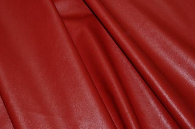Vendita on line finta pelle elasticizzata rossa - tessuti abbigliamento ecopelle