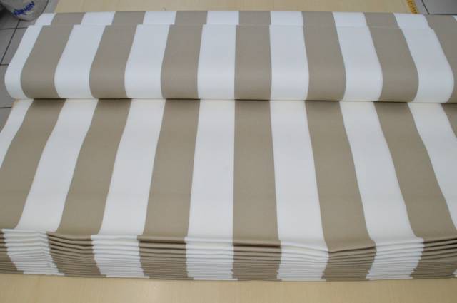 Vendita on line tenda sole rigone bianco/ecru' cm 200 - tessuti per per da esterno altezza cm 200