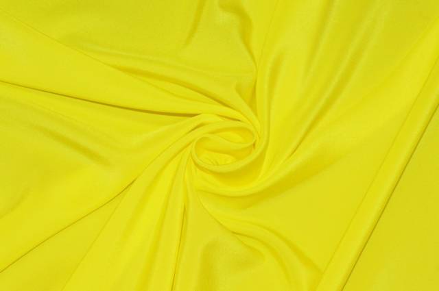 Vendita on line tessuto crepe de chine giallo flou - tessuti abbigliamento georgette / chiffon / dèvorè