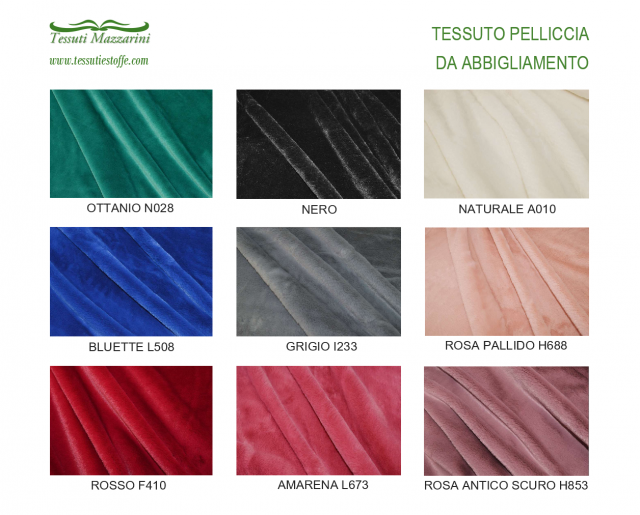 Vendita on line tessuto pelliccia ecologica da abbigliamento - tessuti abbigliamento